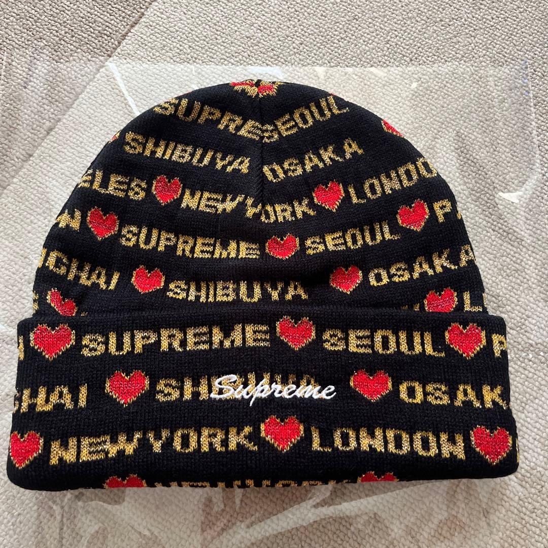 supreme Hearts Beanie ニットキャップ ビーニー supreme Heart beanie