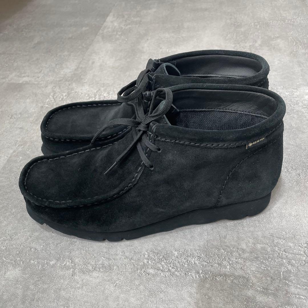 Clarks GORE-TEX ワラビー 27cm ブラックスエード