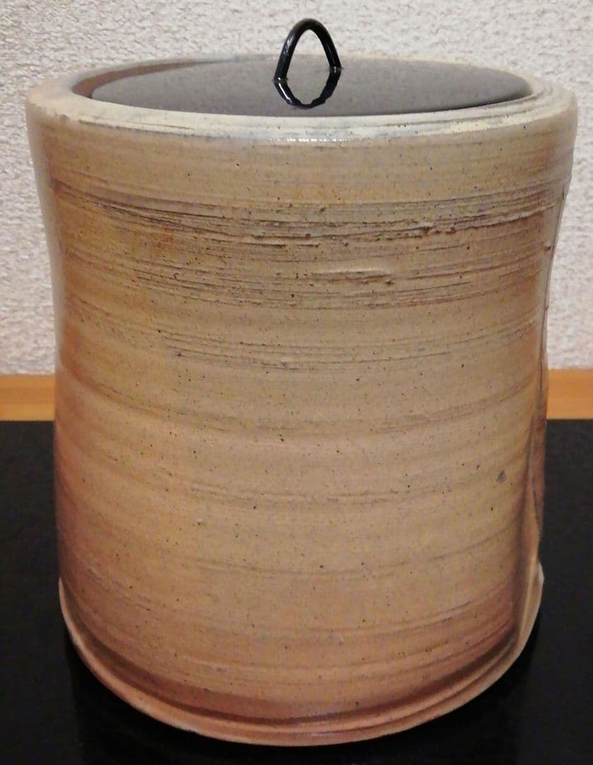 市野豊治作 白丹波 箆目 水指 共箱 共布 略歴付 茶道具 - メルカリ