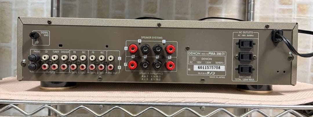 モリゾウ様専用【動作確認済・リモコン無】 DENON PMA-390 IV