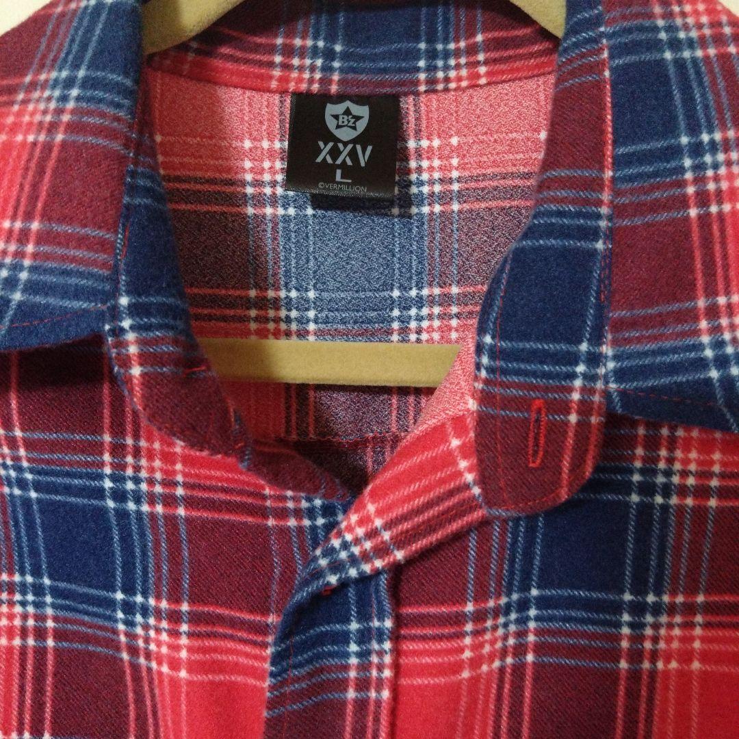 B'z 稲葉モデル 長袖 ネルシャツ ⭐️B'z ENDLESS SUMMER 稲葉浩志