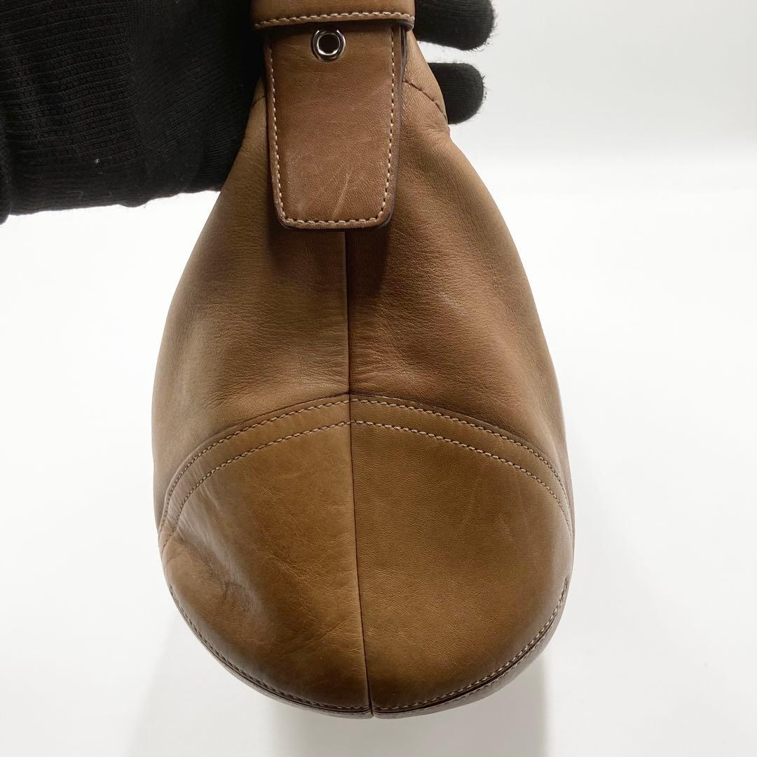 COACH コーチ　ホーボー　y2k ワンショルダー　レザー　キャメル