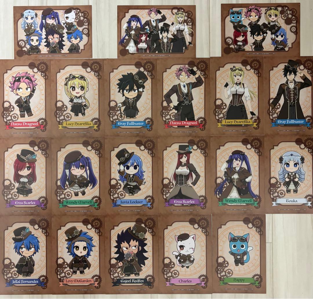 フェアリーテイル ハッピー ポストカード ブロマイド キャラウムカフェ