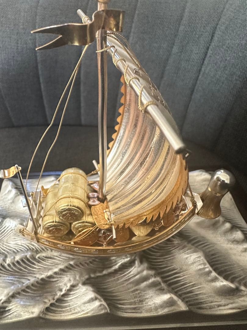 Rare 銀製 宝船 TAKEHIKO 関武比古 作 STERLING 985
