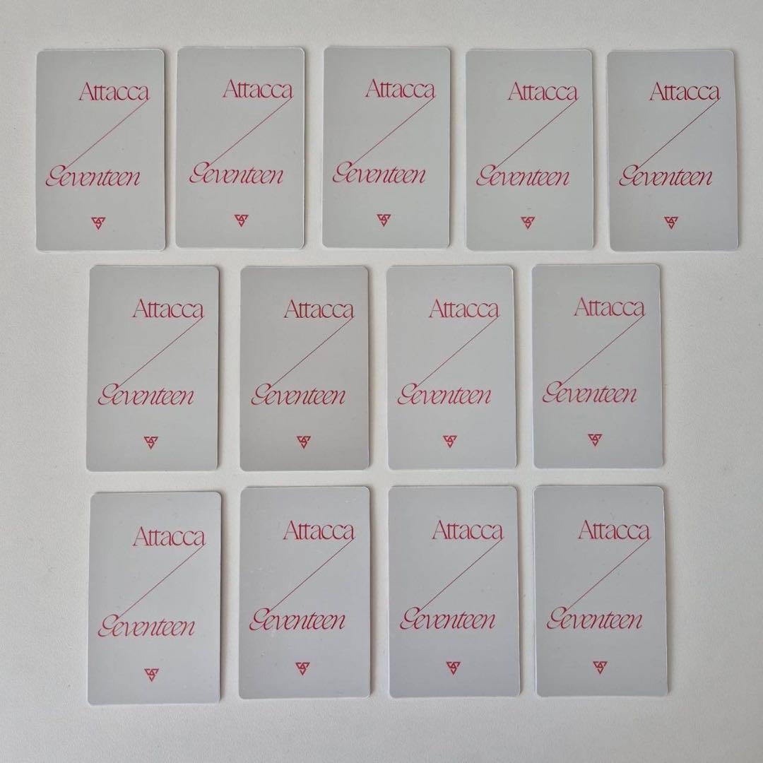 SEVENTEEN attacca ラキドロ 第2弾 パワステ 全員13枚