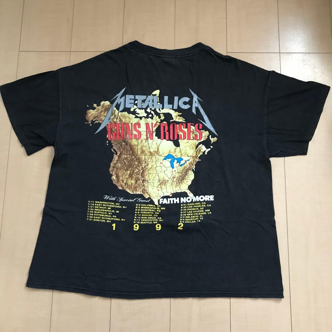 激レア 1992年製 ガンズアンドローゼズ メタリカ ヴィンテージ 合同