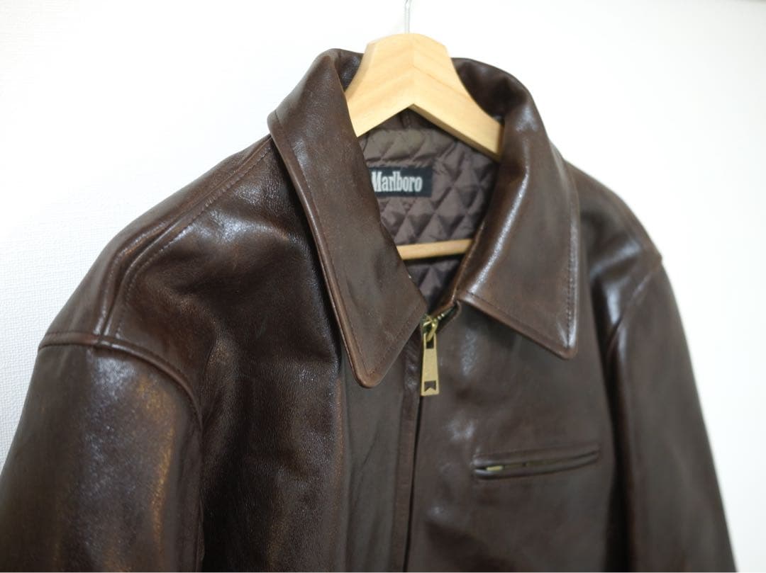 Marlboro leather mini jacket マールボロ