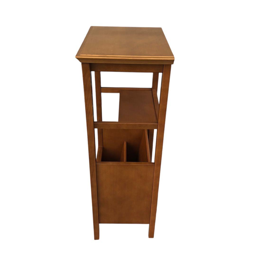 美品！】Karimoku カリモク家具 電話台・花台 コンセント付き 猫脚