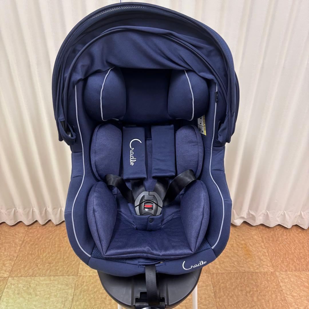 ☆綺麗☆　新生児OK　クレイドル・オーカ　クルターンプライム　ISOFIX固定