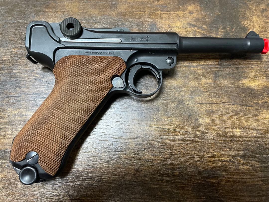 タナカワークス製 ルガーP08 ガスガン　木製グリップ　最終日につき大幅値下げ！