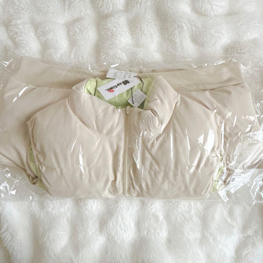 naptime 2025FW リバーシブルベスト アイボリー nissy