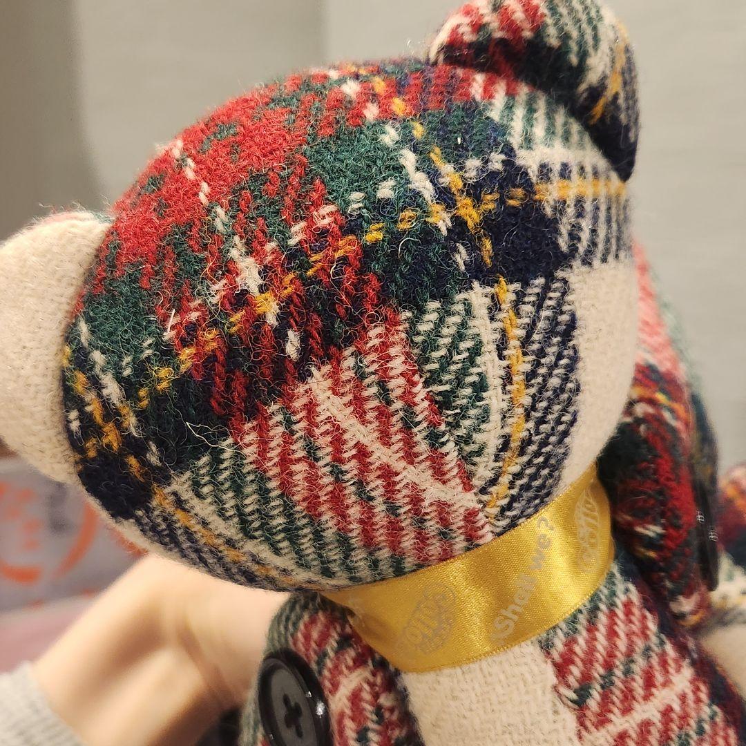 Harris Tweed チェック柄 ぬいぐるみ　レア