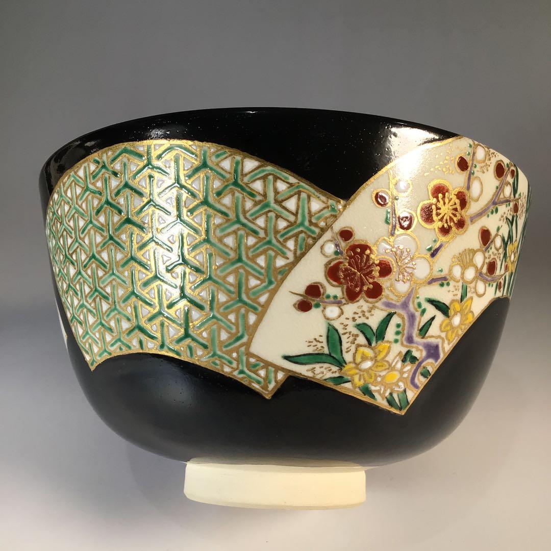 真作】 名品 2尺大幅 掛け軸「薔薇と雀の図」藤田苔石