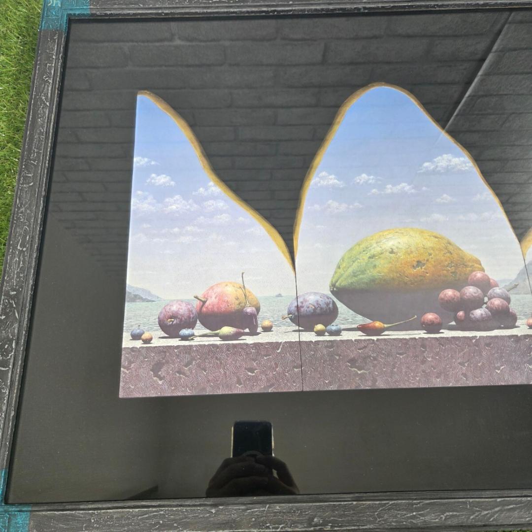 h*u様 細迫 諭「大地と海と果実」 額装 絵画 アート 現代美術の通販は