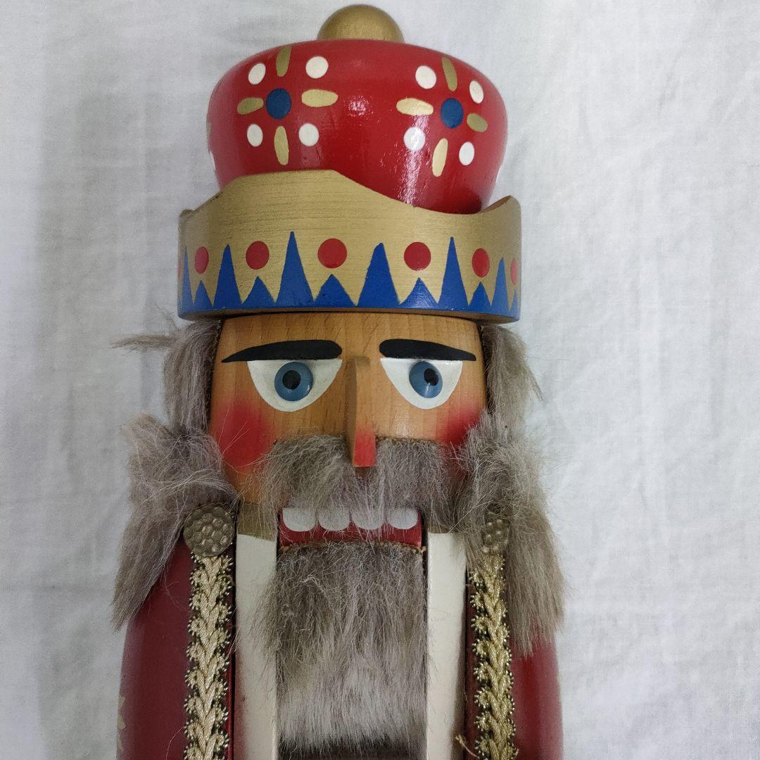 くるみ割り人形 木製 高さ約37cm - メルカリ