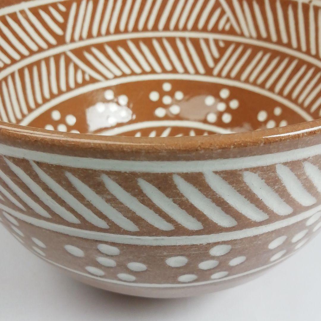 S943 茶碗 『三島茶碗』『井上春峰 造』 共箱 抹茶碗 茶道具