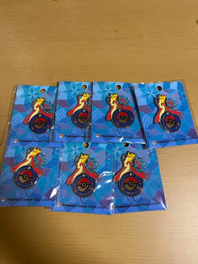 ポケモンセンターカナザワ ミロカロス ピンバッジ 金沢 ピンズ 7個セット