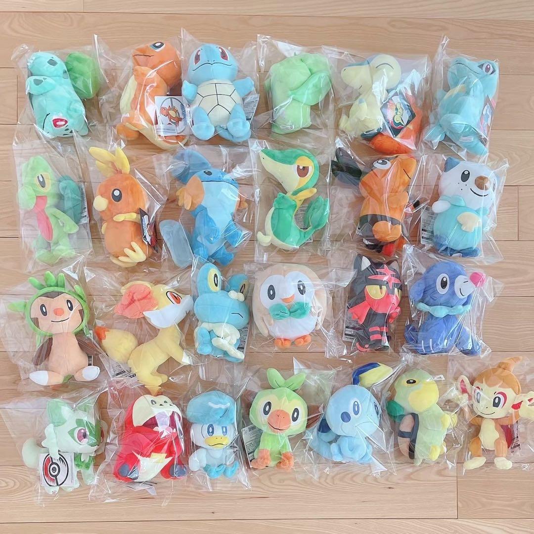 ポケモンセンター オリジナル 御三家 ぬいぐるみ セット