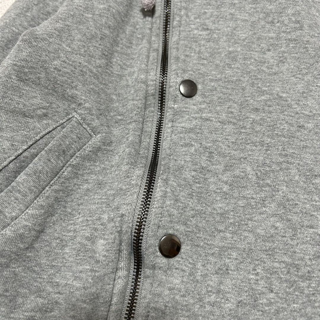 FINAL  スウェット ダブルライダース ジップパーカー グレー XS