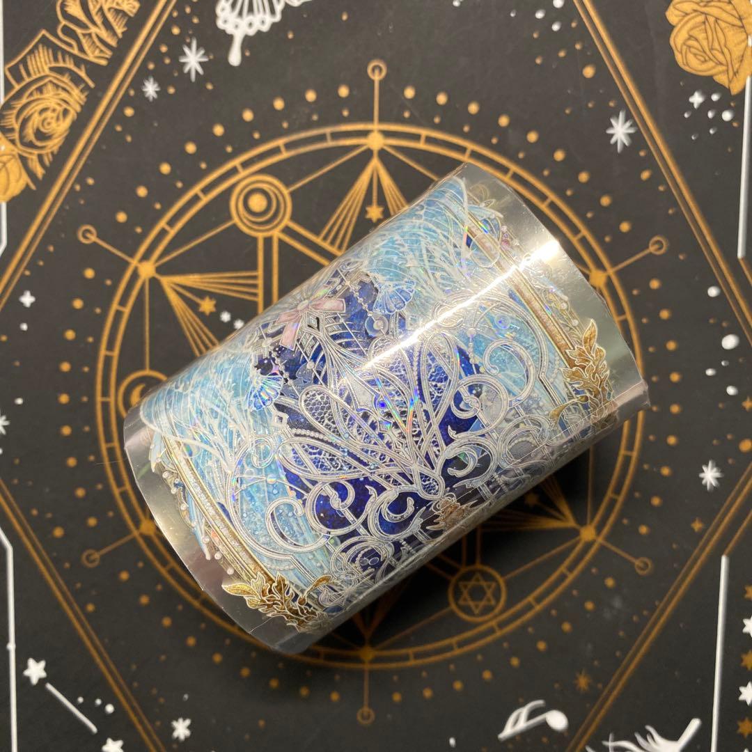 F】海外 10m巻 貝殻光マスキングテープ 人物系/お花/背景装飾系 - メルカリ