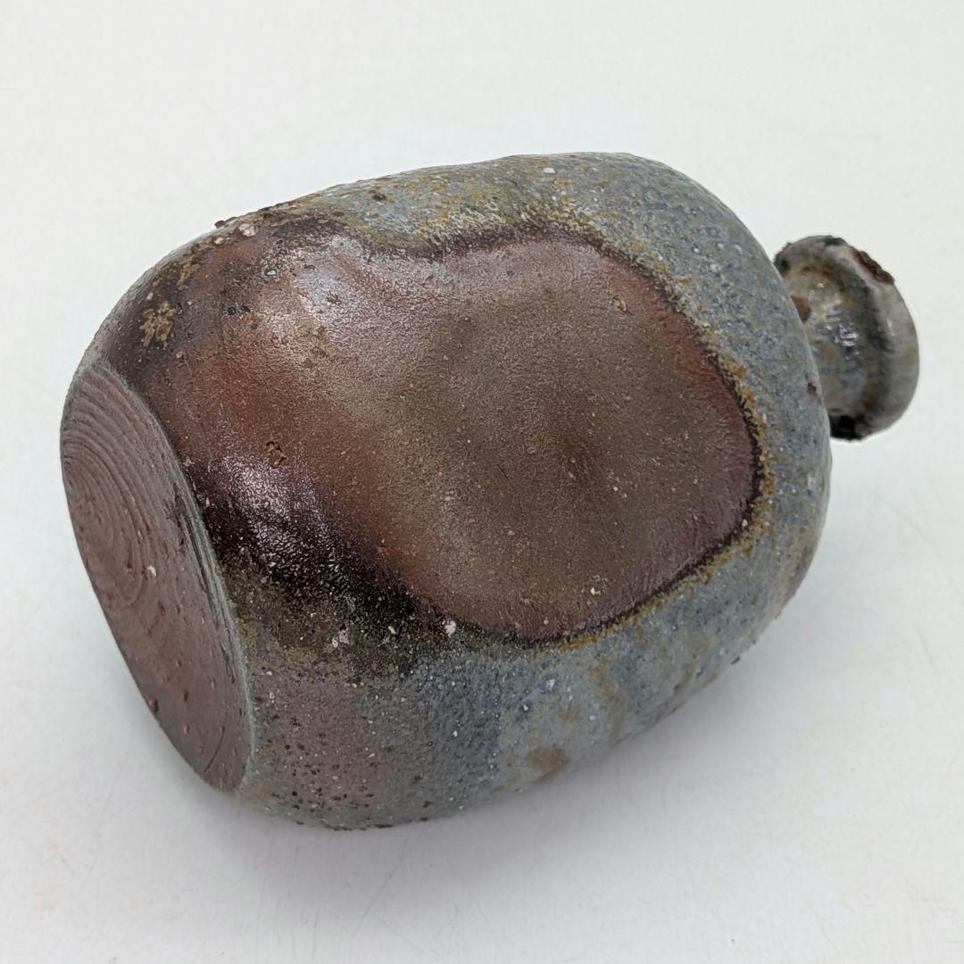 本山和泉 備前焼 窯変徳利 共箱栞 とっくり 酒器 食器 一輪挿し花入 花瓶