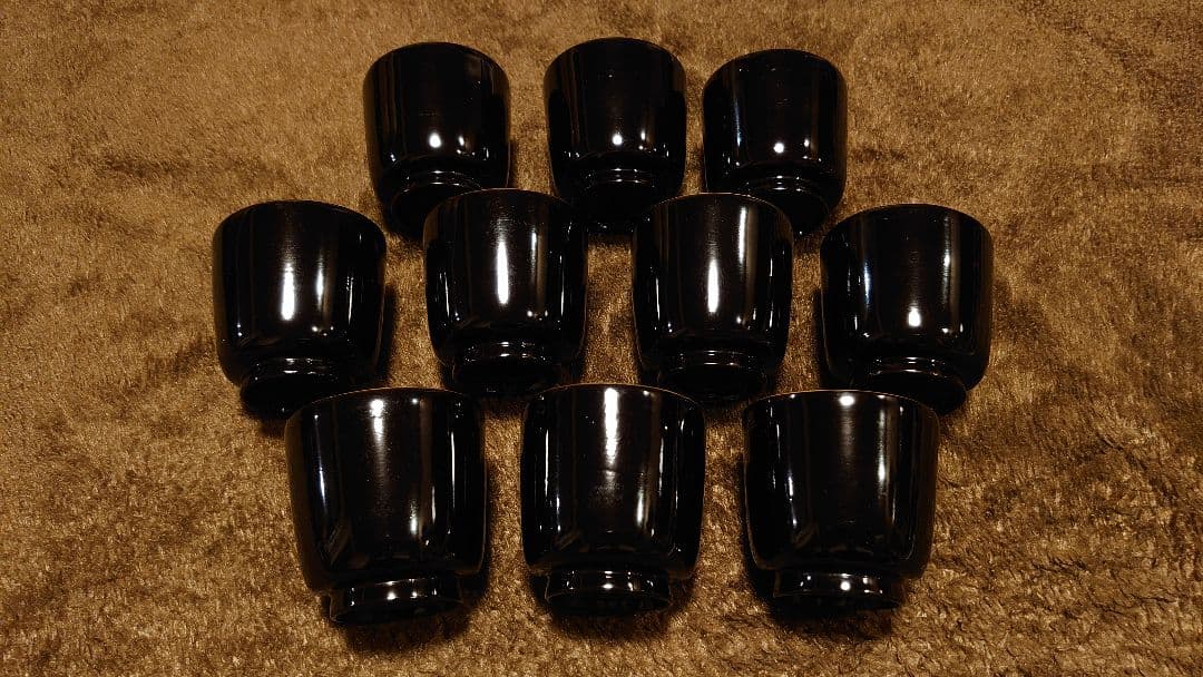 輪島塗　漆器　蕎麦猪口　湯呑み　猪口　向付 　蔵出し　１０客