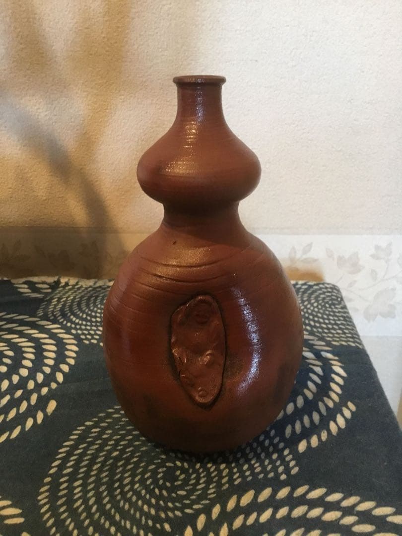 江戸時代 備前焼 瓢箪 人形徳利