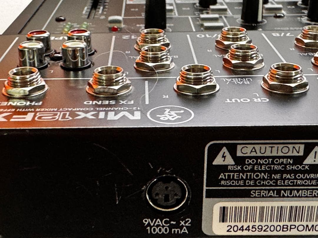 配信機器・PA機器・レコーディング機器 Mackie Mix12FX