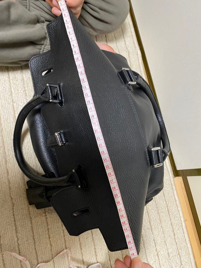 PELLE MORBIDAブラックビジネスバッグ