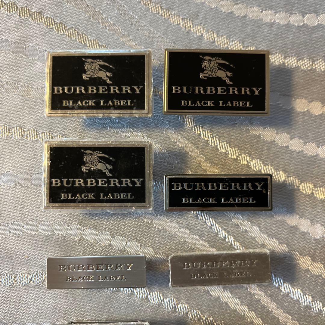 バーバリーブラックレーベル ロゴ プレート - メルカリ