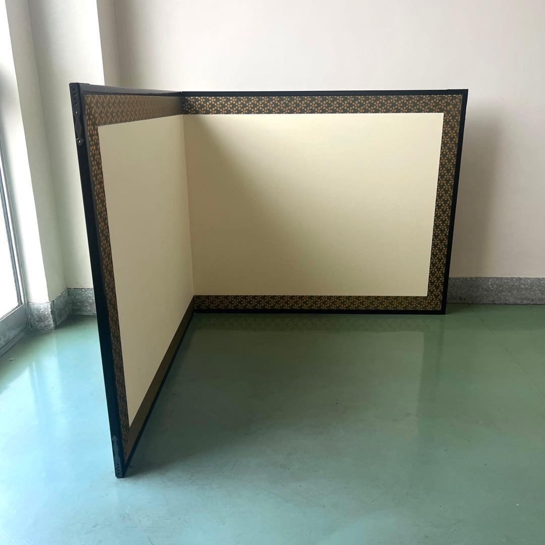 茶道具 風炉先屏風 江戸間 利休梅×鳥の子 蓬春堂謹製