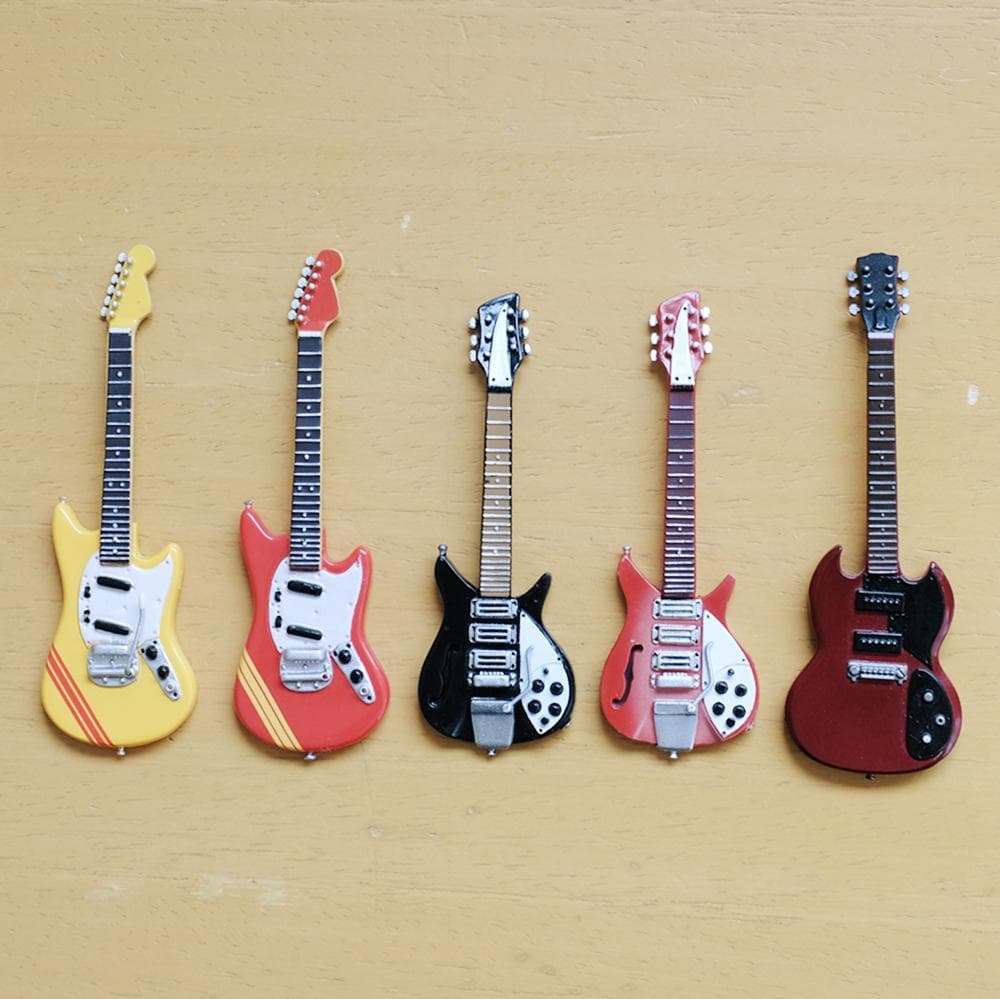 BECKギターコレクション ミニチュアエレキギター 15本セット