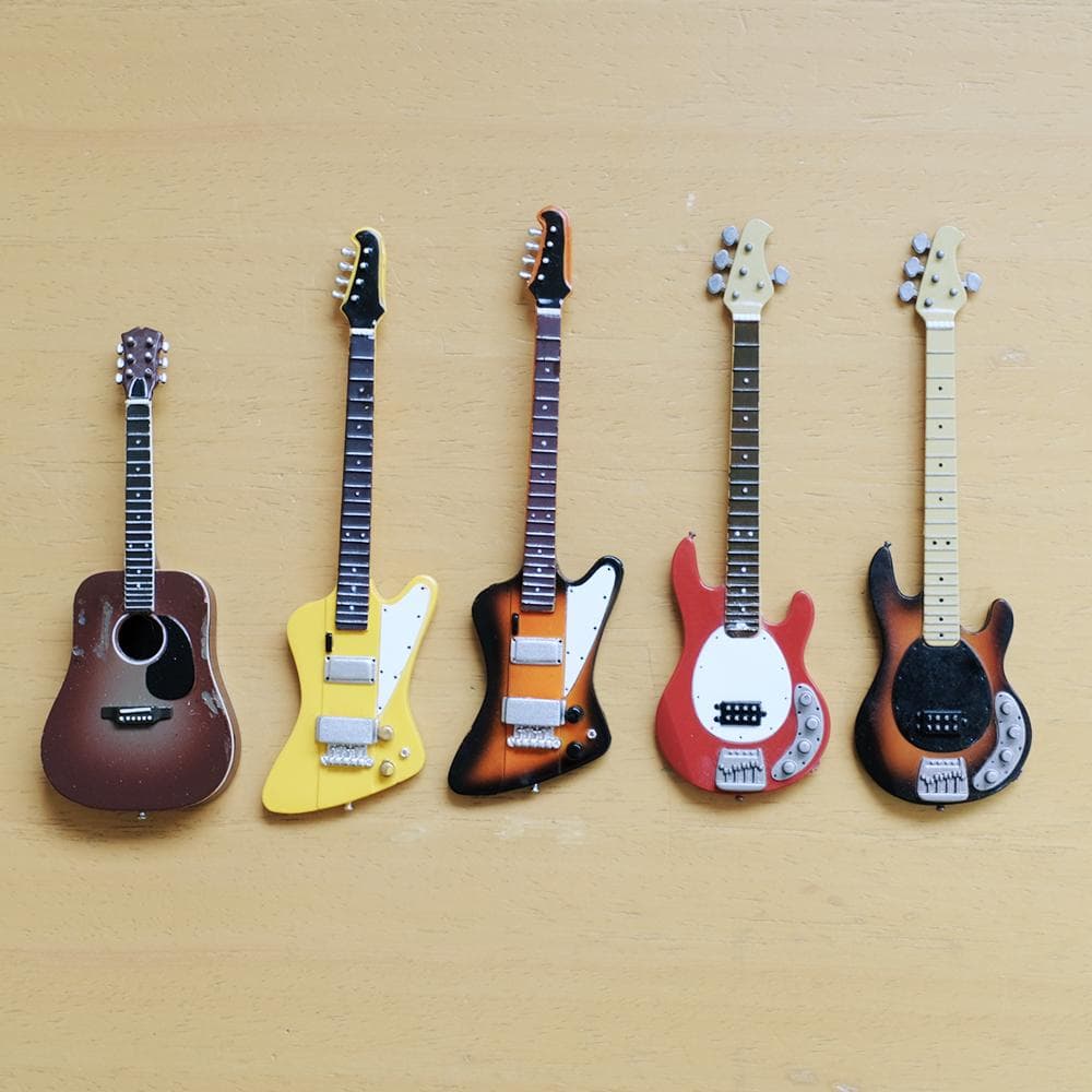 BECKギターコレクション ミニチュアエレキギター 15本セット