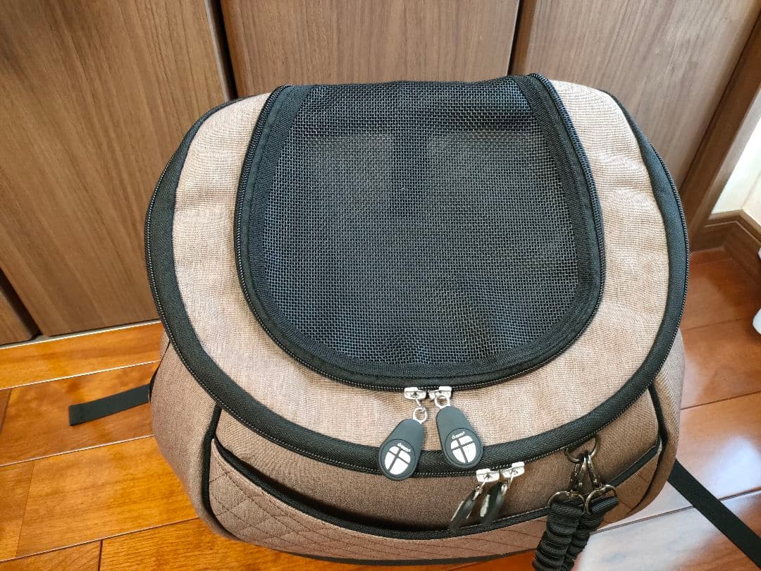 Disukiダイスキ リュック型キャリーバッグ Mサイズ フォーンブラウン