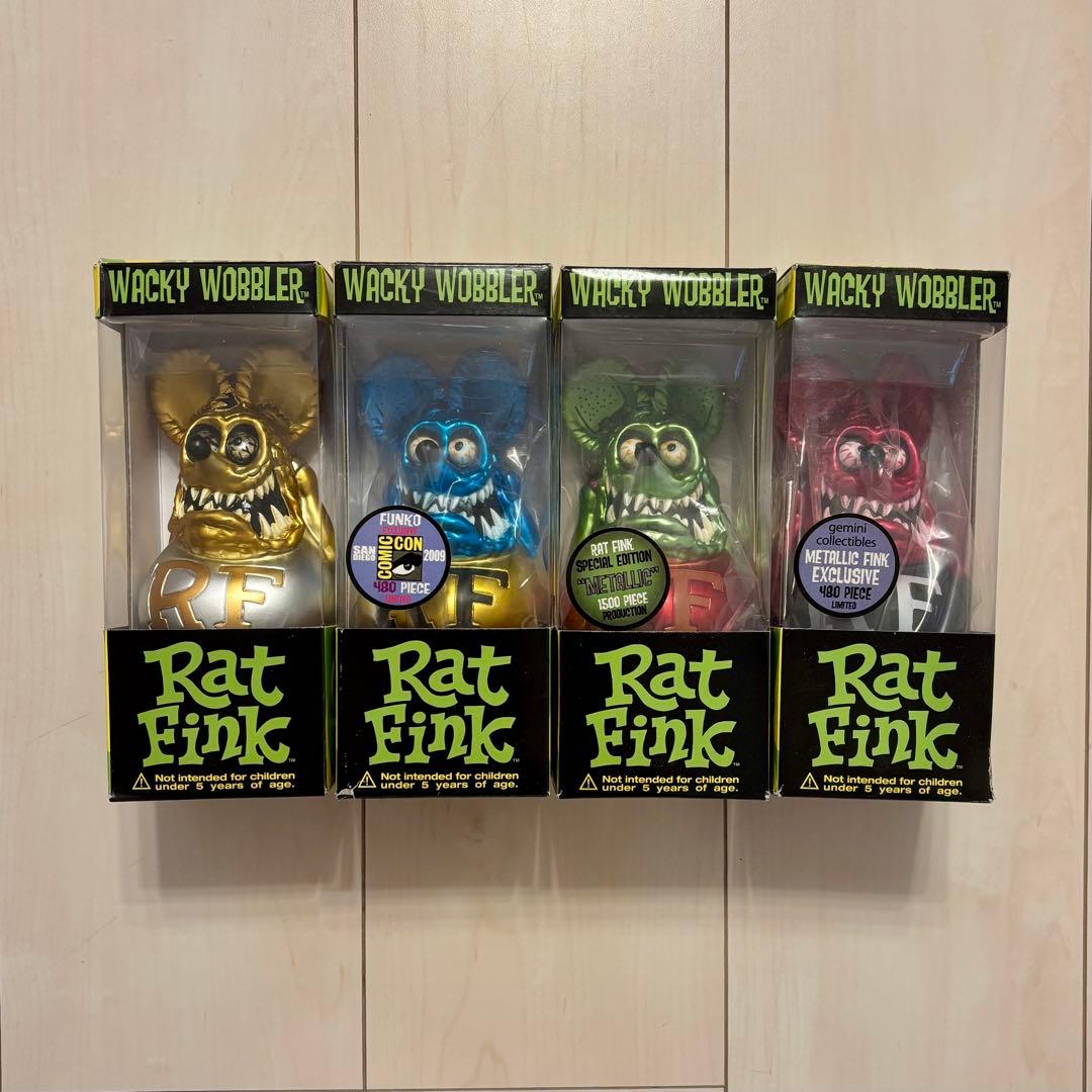 Rat Fink Wacky Wobbler 4体セット