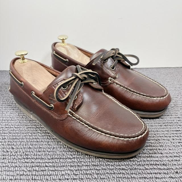 ティンバーランド　レザー　クラシック ツーアイ ボートシューズ　26.5cm