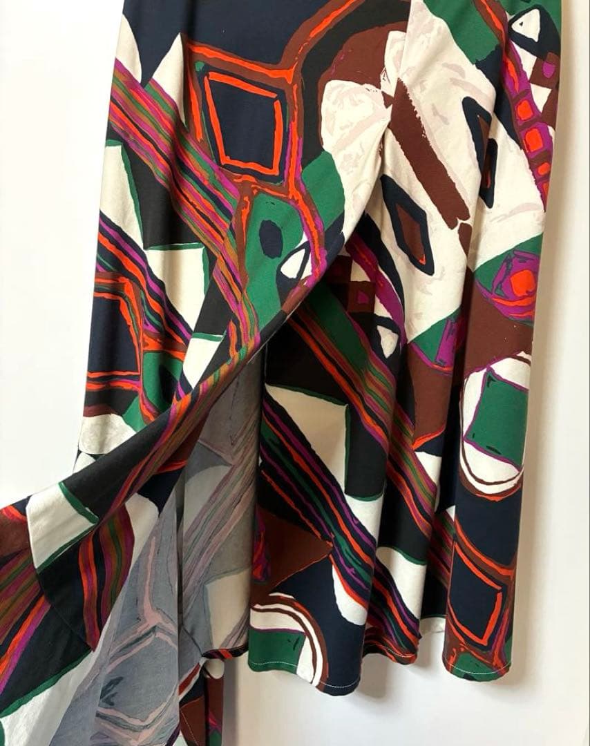 colville 幾何学模様 フレアスカート 40