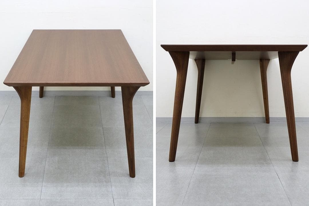 美品 冨士ファニチア Koti コティ ダイニング テーブル ウォールナット材