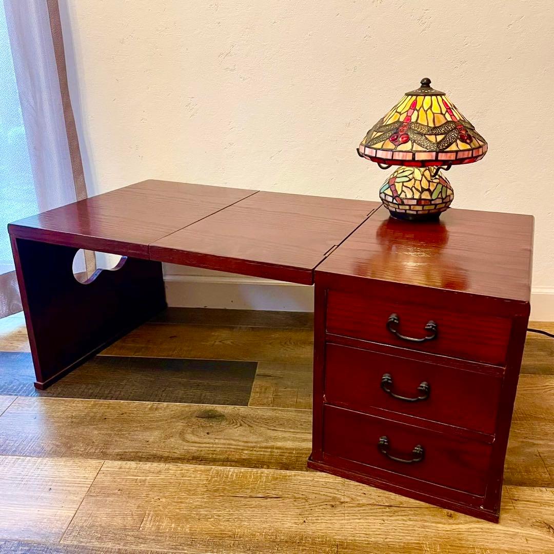 片袖机 折りたたみ文机 レトロ家具 アンティーク 時代家具