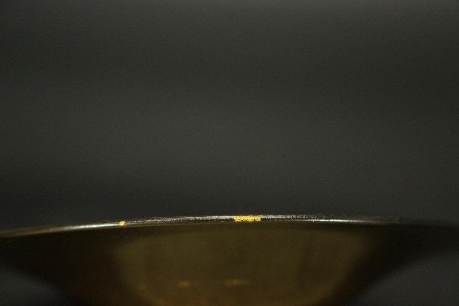 煎茶 銅 茶托 五客 共箱(ZE545)