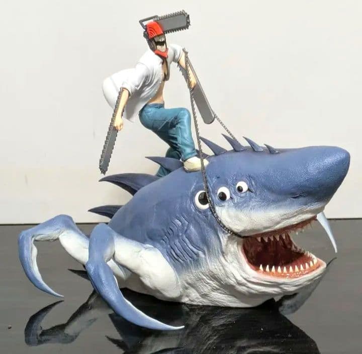 チェンソーマン 一番くじ ラストワン賞 チェンソーマン&ビーム