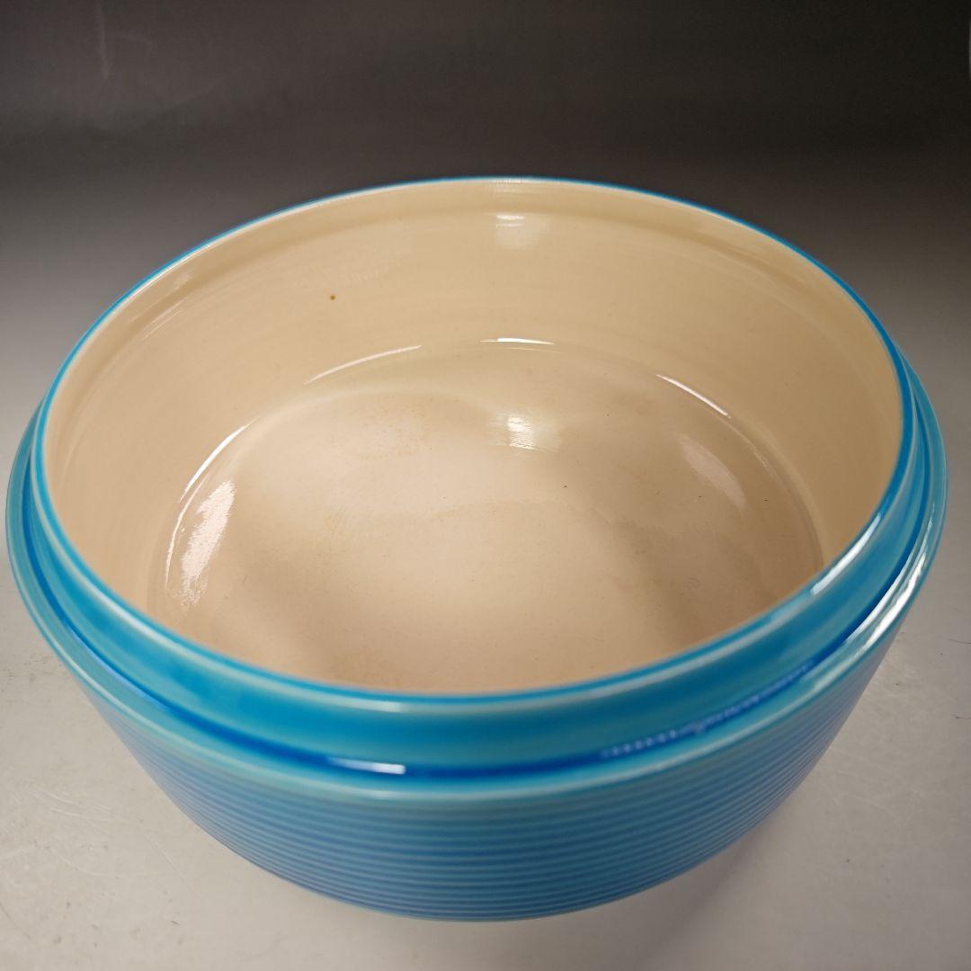 イ713 食籠『手塚大示』『即中斎好 交趾 独楽 食篭 共箱』