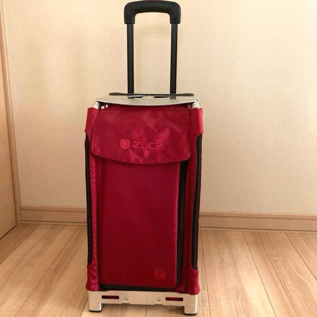 さくらこ様専用】ZÜCA ズーカ 座れるキャリーバッグ レッド 保護カバー付き
