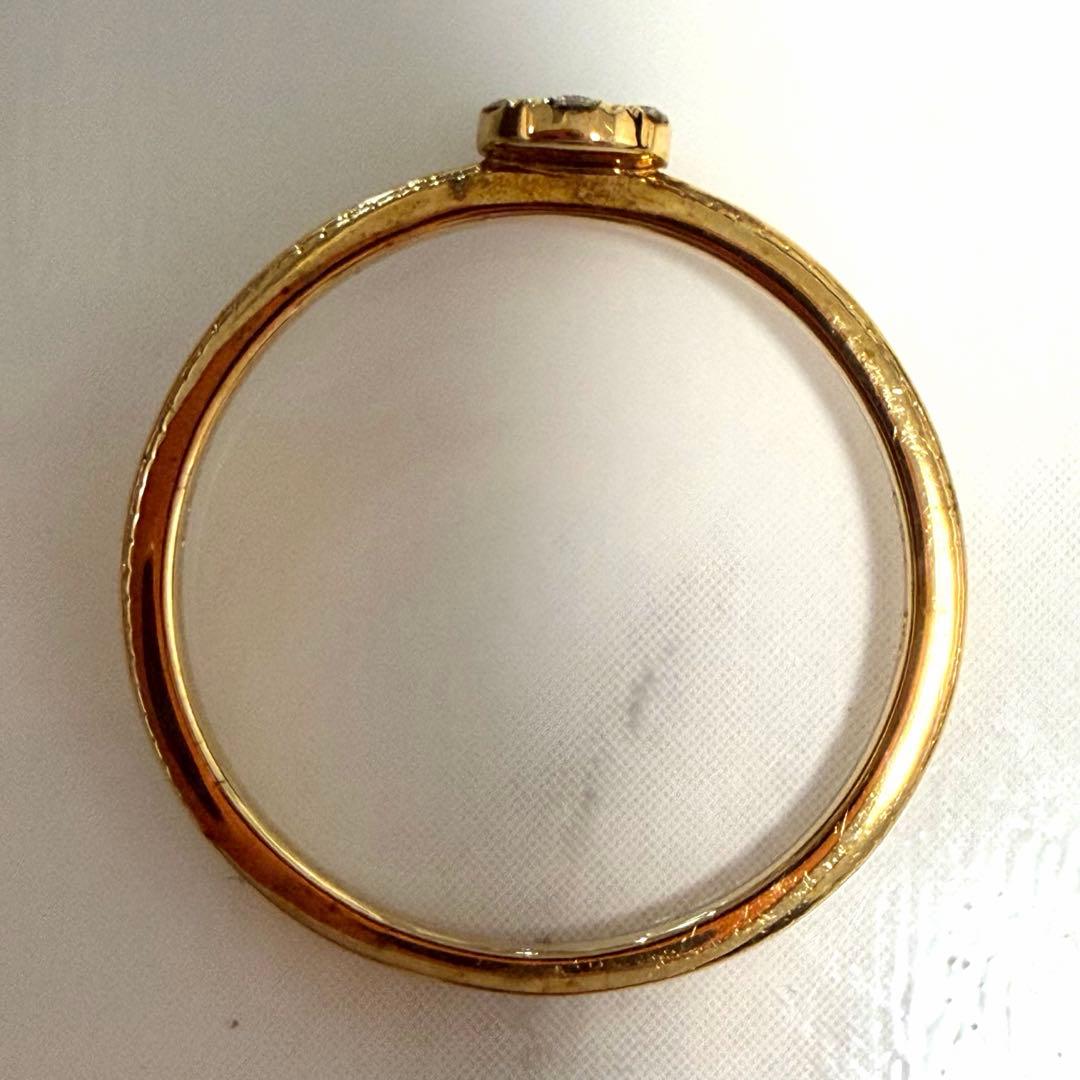 ❤️ちーちゃんママ❤️アガット ダイヤモンド リング指輪 2点 7号 K10