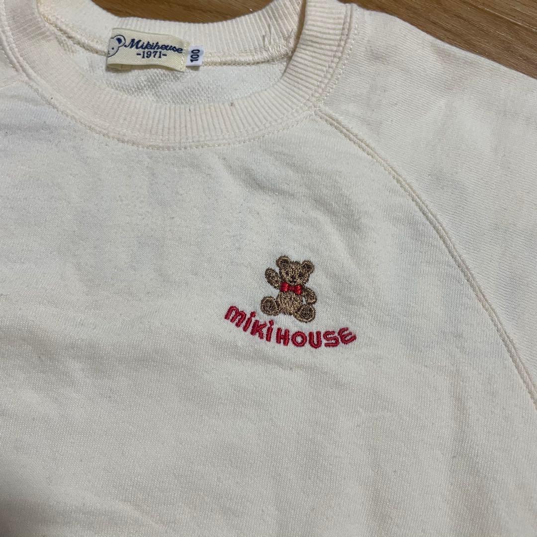 ミキハウスベア トレーナー