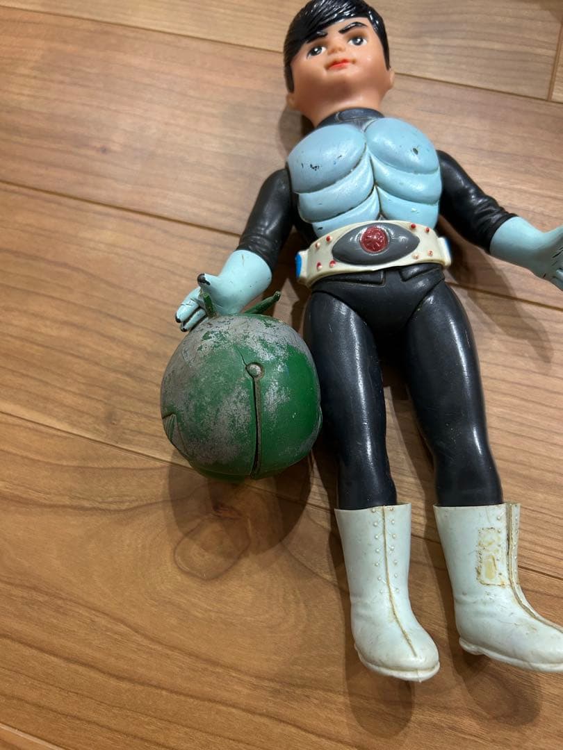 テ*ン様 仮面ライダー 初期 面取れ ソフビ 当時 テ*ン様 仮面