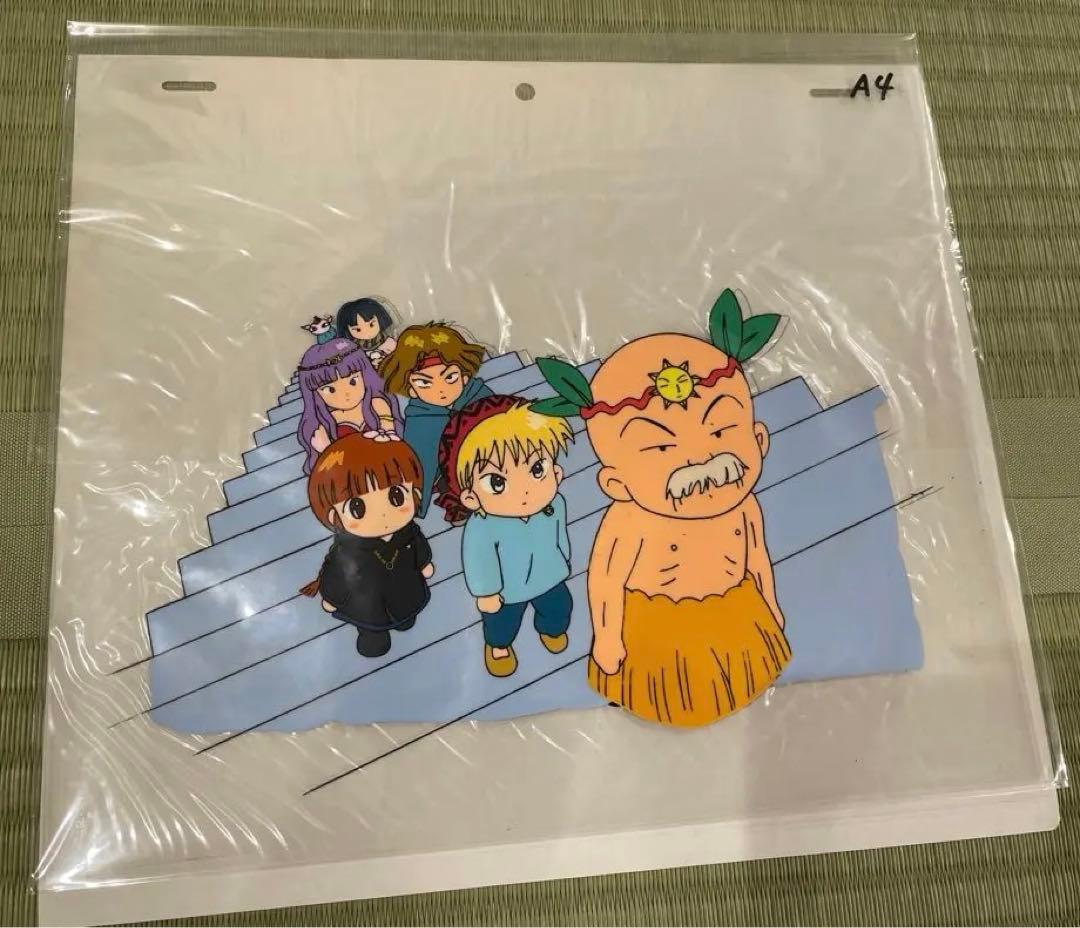 魔法陣グルグル セル画 ニケ&ククリ&キタキタ&ゲイル&エナ&ルンルン