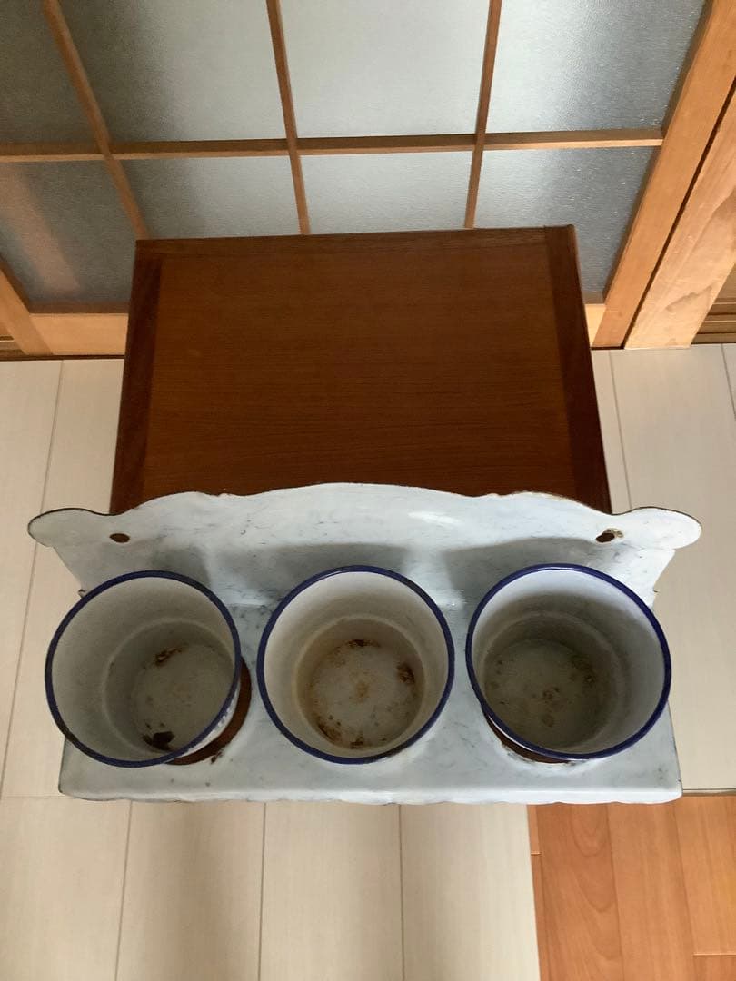 フランス アンティーク ホーロー サボンラック