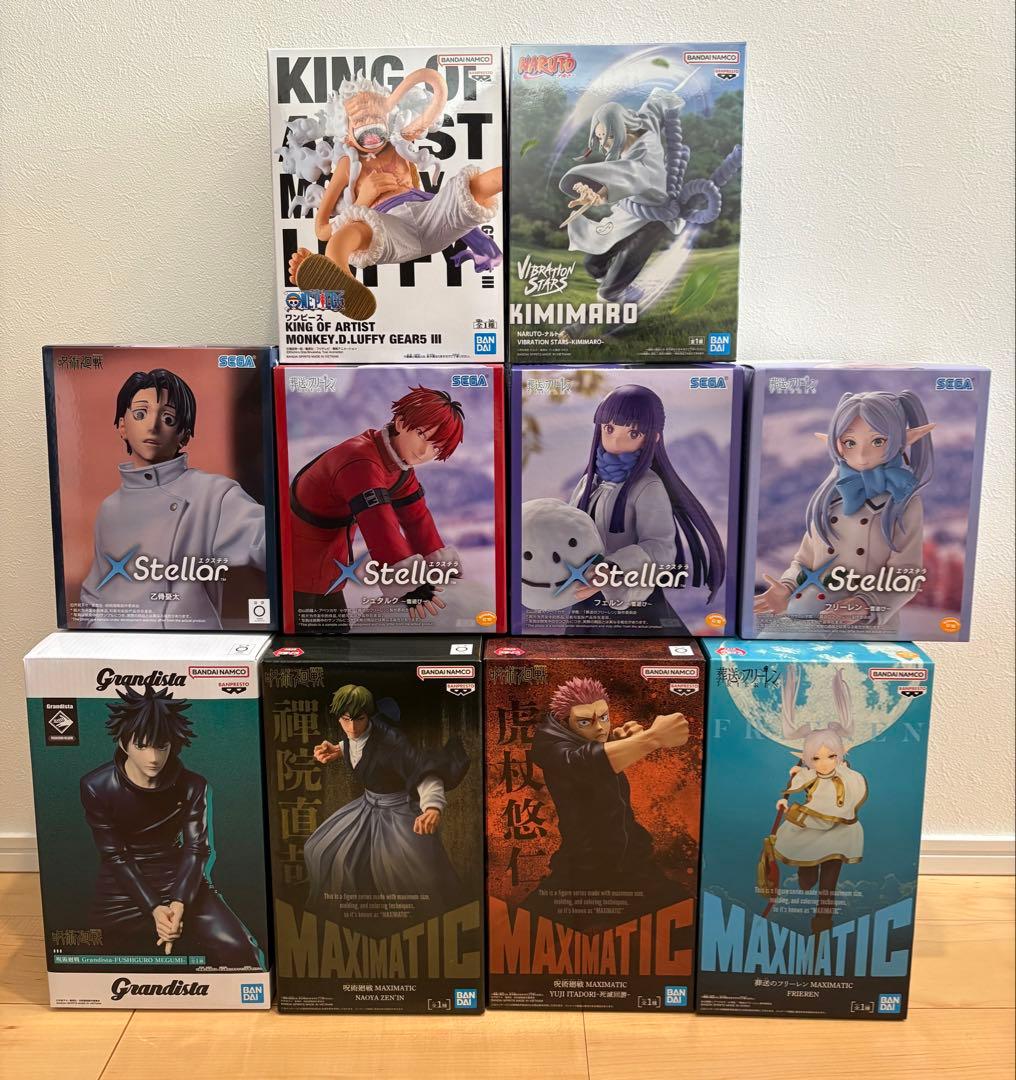 アニメフィギュア10体セット まとめ売り - メルカリ