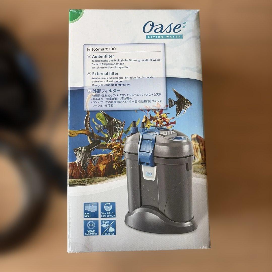Oase FiltoSmart 100 外部フィルター 外部フィルター Oase フィルトスマート100 60cm水槽 お手入れ簡単 横